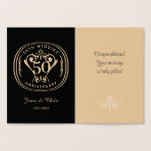 50. Geburtstagskarte Folienkarte (Innenseite)
