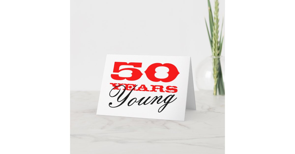 50 Geburtstagskarte Fur 50 Jahre Karte Zazzle De