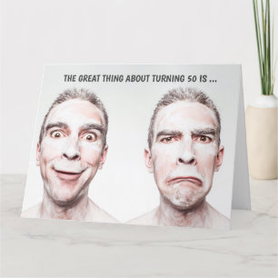 50. Geburtstagskarte für Ehemann (G-Version) Karte