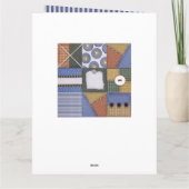 50. Geburtstagskarte Karte (Rückseite)