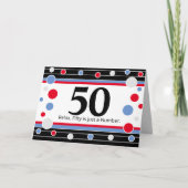 50. Geburtstagskarte! Karte (Vorderseite)