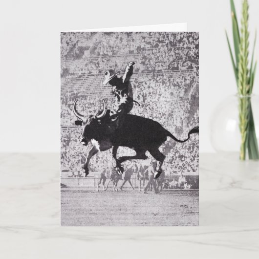 50. Geburtstagskarte, Rodeo! Karte (Vorderseite)