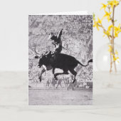 50. Geburtstagskarte, Rodeo! Karte (Gelbe Blume)