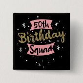 50. Geburtstagskolade Button (Vorderseite)