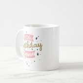 50. Geburtstagskolade Kaffeetasse (Vorderseite Links)