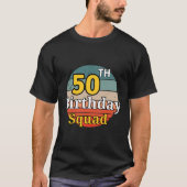 50. Geburtstagskolade T-Shirt (Vorderseite)
