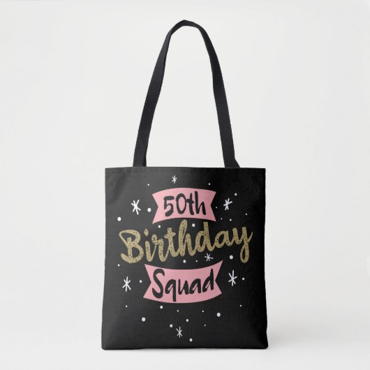 50. Geburtstagskolade Tasche (Vorderseite)