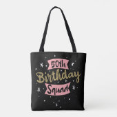 50. Geburtstagskolade Tasche (Rückseite)