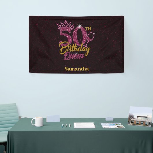 50. Geburtstagskönigin Banner (Messeveranstaltung)
