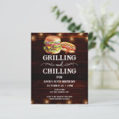 50. Geburtstagslädt zum Kühlen und Grillen (Stehend Vorderseite)