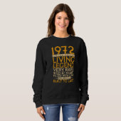 50. Geburtstagslegende 1972 Sweatshirt (Vorne ganz)