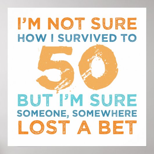 50. Geburtstagslegende Poster (Vorne)