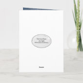 50. Geburtstagsmarine mit Rotem Strichmännchen Karte (Rückseite)