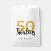 50. Geburtstagspartei Custom Geschenktütchen (Vorderseite)
