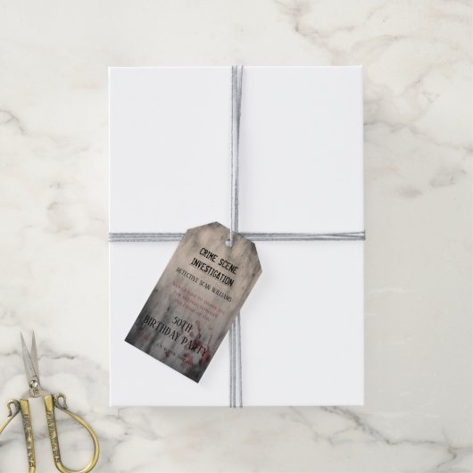 50. Geburtstagspartei Geschenkanhänger (Mit Garn)