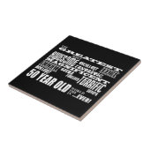 50. Geburtstagsparty Best Fünfzigjährig Fliese (Seite)