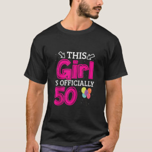 50. Geburtstagsparty Dieses Mädchen ist offiziell T-Shirt