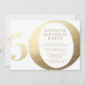 50. Geburtstagsparty Einladung (Vorderseite)