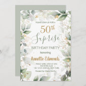 50. Geburtstagsparty Einladung (Vorne/Hinten)