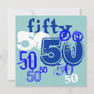 50. Geburtstagsparty Einladung