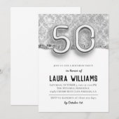 50. Geburtstagsparty Einladung (Vorne/Hinten)