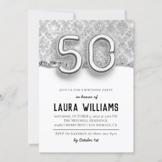 50. Geburtstagsparty Einladung