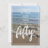 50. Geburtstagsparty Einladung (Vorderseite)