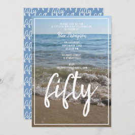 50. Geburtstagsparty Einladung