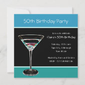 50. Geburtstagsparty Einladung (Vorderseite)