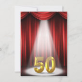 50. Geburtstagsparty Einladung (Vorderseite)