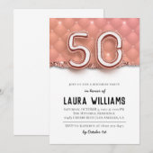 50. Geburtstagsparty Einladung (Vorne/Hinten)