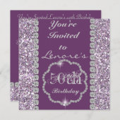 50. Geburtstagsparty Einladung (Vorne/Hinten)