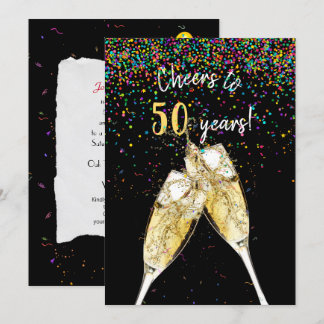 50. Geburtstagsparty Einladung