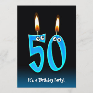 50. Geburtstagsparty Einladung