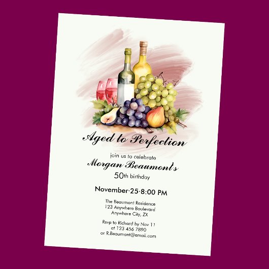 50. Geburtstagsparty Einladung