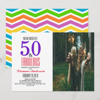 50. Geburtstagsparty Einladung