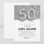 50. Geburtstagsparty Einladung (Vorne/Hinten)