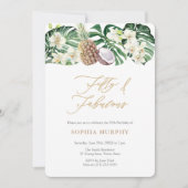 50. Geburtstagsparty Einladung (Vorderseite)