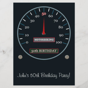 50. Geburtstagsparty Einladung