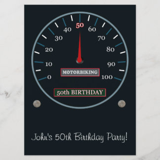 50. Geburtstagsparty Einladung