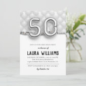 50. Geburtstagsparty Einladung (Stehend Vorderseite)
