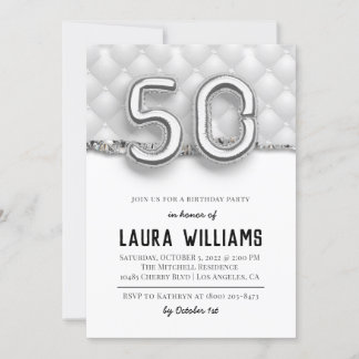 50. Geburtstagsparty Einladung