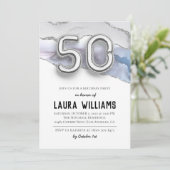 50. Geburtstagsparty Einladung (Stehend Vorderseite)