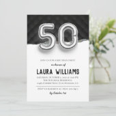 50. Geburtstagsparty Einladung (Stehend Vorderseite)