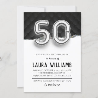 50. Geburtstagsparty Einladung