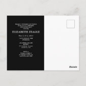 50. Geburtstagsparty Einladung Foto Collage Postkarte (Rückseite)