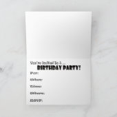 50. Geburtstagsparty Einladungen (Innenseite)