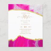 50. Geburtstagsparty Einladungen Glitzer Glamour (Vorderseite)