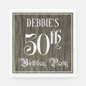 50. Geburtstagsparty - Extravagantes Drehbuch, Imi Serviette (Vorderseite)