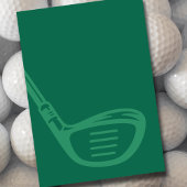 50. Geburtstagsparty Foto Modernes Golf Green Einladung